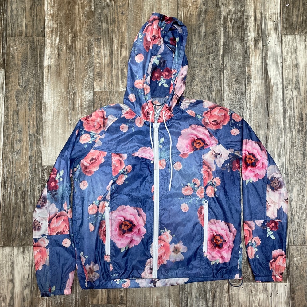 American Eagle Floral Rain Jacket
